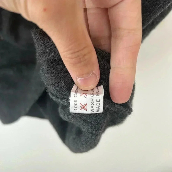 Tom James 100% cashmere 1/2 zip sweater - Picture 7 of 9